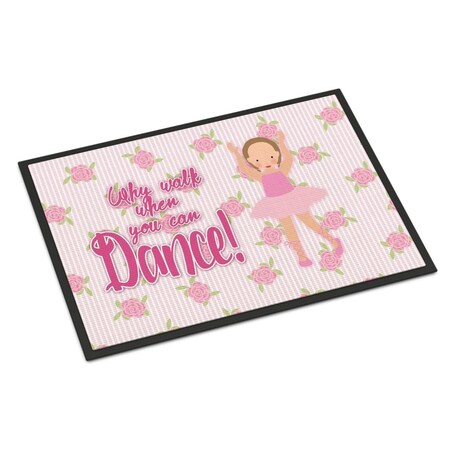 Carolines Treasures 18 x 27 in. Ballet Brown Short Hair Indoor or Outdoor Mat BB5385MAT